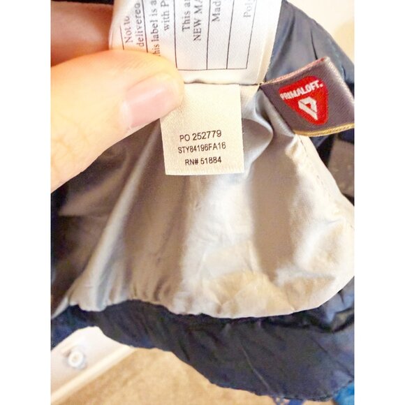 Patagonia Womens Nano Puff Bivy Pullover Insulated Hooded Half Zip Blue Medium - Picture 4 of 7
